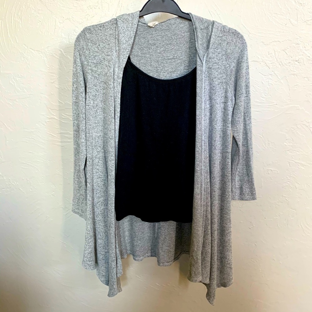 Caution to the Wind | Hooded Lightweight Cardigan